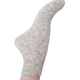 Bikersocken Rippe Leinen 43-46