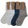 Damensocken farbig meliert