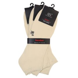 Sneakersocken in Übergrößen bis 54 beige 47-50