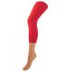 Damen 7/8 Leggings  70 DEN mit Spitze M rot