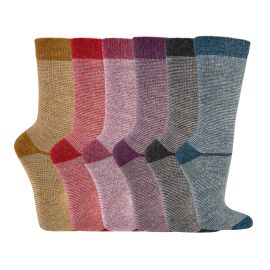 Merino Alpaka Ringelwollsocken